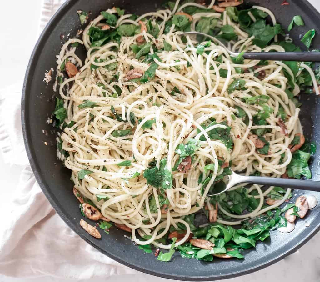 aglio e olio in pan