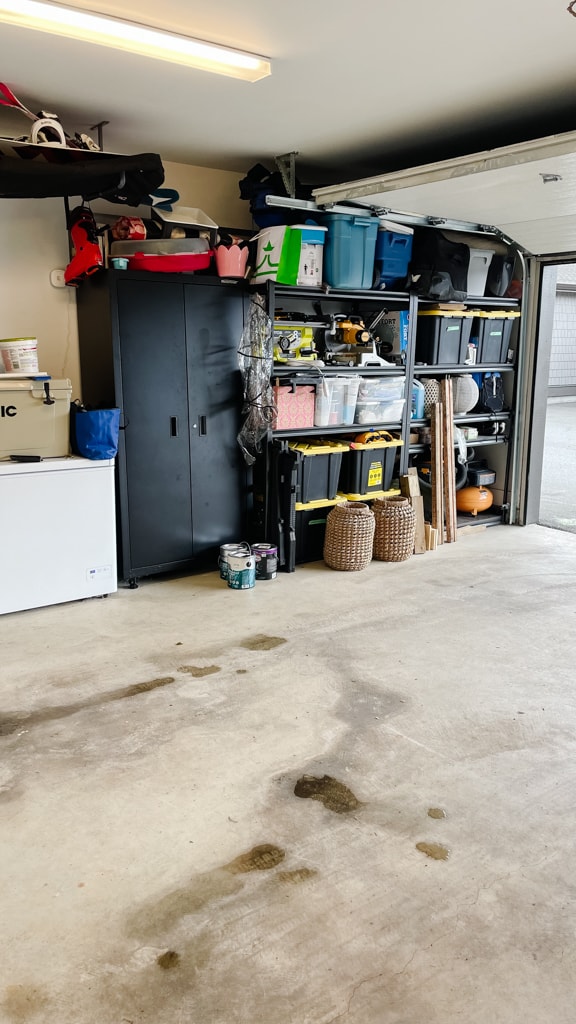 one room challenge - spring 2022 week one announcement - a messy garage!